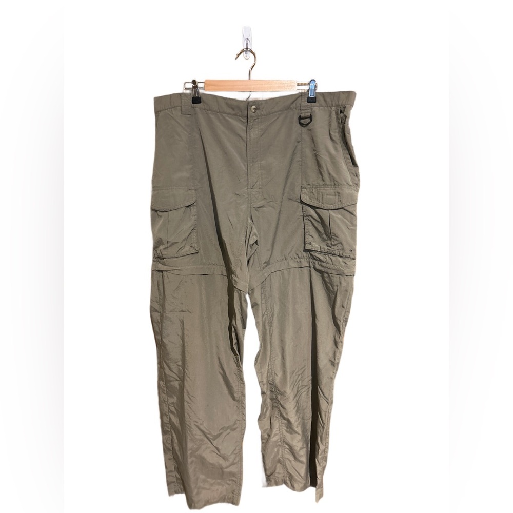 Columbia Performace Fishing Gear PFG Zip-off Cargo Pants Olive
